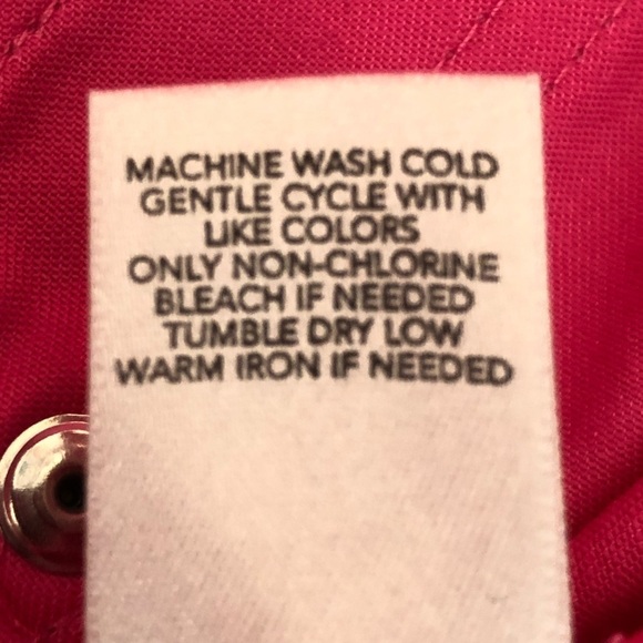 NEW - CHRISTOPHER & BANKS Barbie Pink Cotton Lightweight Zip Front Vest Size XL - Picture 7 of 7